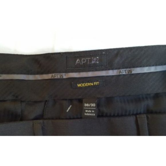 APT 9 Men's Modern Fit Dress Pants Size 38  x 30 Brown New - Picture 2 of 5